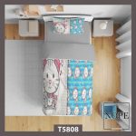 روتختی کودک طرح گربه مدل T5808