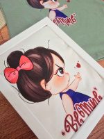 تیشرت تک دخترانه طرح دختر - تصویر 9