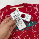 بلوز بچه گانه طرح BATISTE قرمز - تصویر 4