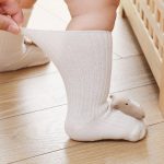 جوراب بچه گانه کبریتی طرح خرس مهربون - تصویر 5