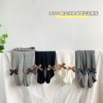 جوراب شلواری بچه گانه زمستانی پاپیون