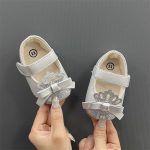 کفش نوزادی مجلسی طرح پاپیون تاج - تصویر 7