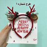 تل سر بچه گانه طرح کریسمس - تصویر 2