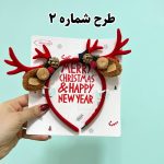 تل سر بچه گانه طرح کریسمس - تصویر 3