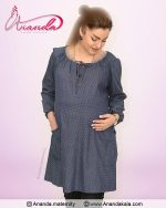 تونیک بارداری جین کاغذی خالدار