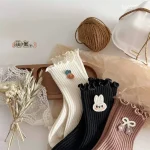 جوراب بچگانه دخترانه کبریتی نیم‌ساق طرح میفی (مناسب کودکان 2 تا 9 سال) - تصویر 2