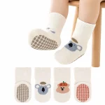جوراب بچگانه ضد لغزش مدل کدوکوالا (مناسب 3 ماه تا 5 سال)
