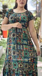 پیراهن بارداری و شیردهی نخی بهار - تصویر 7