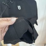 کراپ دخترانه کوتاه به سبک چینی مشکی  YIDZUDUI - تصویر 4